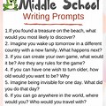 Middle School Writing Prompts