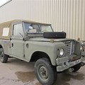 Military Land Rover Side View