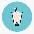 Milk Tea Cup Logo