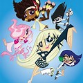 Milky Way and the Galaxy Girls Cartoon Characters