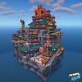 Minecraft Copper Castle Build