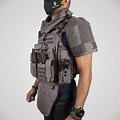 Motorcycle Body Armor Vest with Shoulder Pads