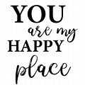 My Happy Place Half Heart