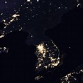 NASA Satellite North Korea at Night