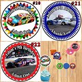 NASCAR 3rd Birthday Stickers