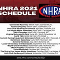 NHRA TV Sechedule2023