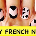 Nail Art with Eye Liner Easy