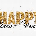 New Year's Clip Art Gold and Silver
