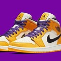 Nike Air Jordan 1 Yellow Purple