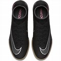 Nike Indoor Pure Black Soccer Shoes