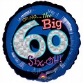 OH No The Big 60 Balloon