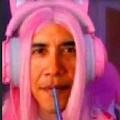 Obama Pink Headset Gamer