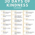 October 30 Days of Kindness