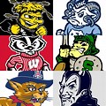 Old NCAA College Team Logos