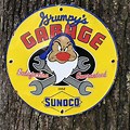 Old Vintage Gas Station Signs