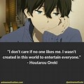Oreki Houtarou Funny Anime Quotes
