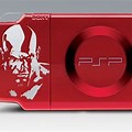 PSP Red Kratos Design