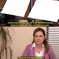 Pam Office Meme Template
