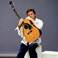 Paul McCartney Black Acoustic Guitar