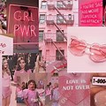 Pink Collage Wallpaper for Laptop