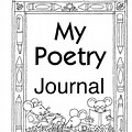 Poetry Journal Template for Kids