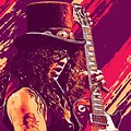 Pop Art of Slash with Guitar