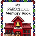 Preschool Memory Book Clip Art