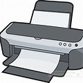 Printer Computer Set Clip Art