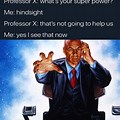 Professor X Teaching Runway Meme