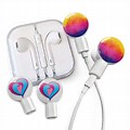 Purple Heart Design Earbuds