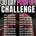 Push-Up Challenge Event Poster