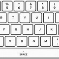 QWERTY Keyboard Layout Diagram