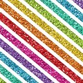 Rainbow Glitter Stripe Background