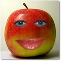 Real Apple Smiling Face
