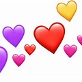 Real Heart Emoji Transparent Background