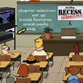 Recess School's Out DVD Menu