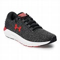 Red and Black Under Armour Tennis Shoes