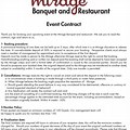 Restaurant Private Event Contract Template