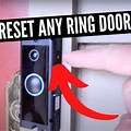 Ring Doorbell Reset Button