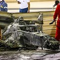Romain Grosjean Crash Aftermath