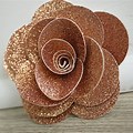 Rose Gold Paper Flowers No Background