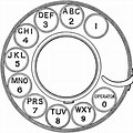 Rotary Dial Clip Art