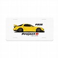 Rx7 Initial D License Plate