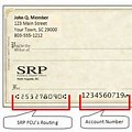 SRP Federal Credit Union Check