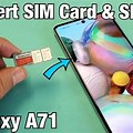 Samsung A71 microSD