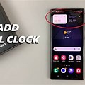 Samsung Galaxy S23 Ultra Rear Clock