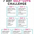 Self-Love Challenge Worksheet