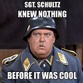 Sgt. Schultz Syndrome Meme