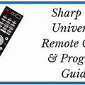 Sharp AQUOS Remote Programming Codes