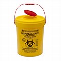 Sharps Disposal Container Round Top